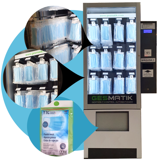 Gesmatik máquinas de Vending para la gestión de los equipos de protección sanitaria
